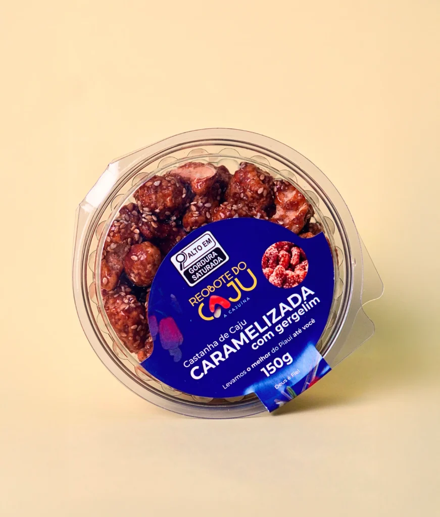 Castanha de Caju Caramelizada com Gergelim 150g