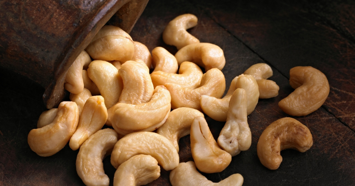 castanha de caju em dietas