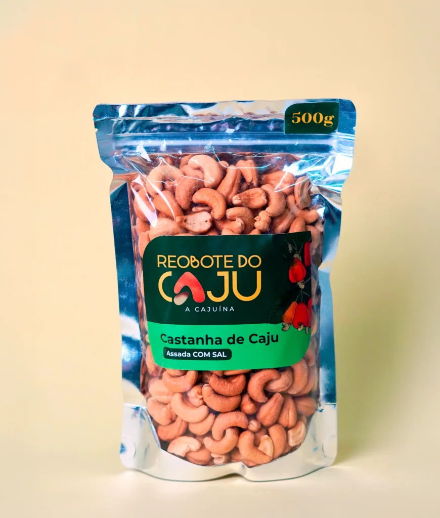 Castanha de Caju com Sal 500g - Reobote do Caju